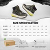 image:imageMens Orthopedic Wide Waterproof Hiking Boots Comfortable Plantar Fasciitis Work Walking Running Trekking Shoes Orthotic Non Slip Flat Feet Mid Ankle Support Trail Sneakers for Foot Pain ReliefK2green
