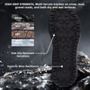 image:imageMens Orthopedic Winter Snow Boots Comfortable Wide Waterproof Plantar Fasciitis Arch Support Diabetic Walking Hiking Shoes Leather Warm Insulated Mid Ankle Boots for Foot Heel Pain ReliefK1black