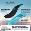 image:imageOrthoComfoot Kids Orthopedic Tennis Shoes for Boys Girls Arch Support Sneakers for Flat Feet Heel Pain amp Overpronation Orthotic Breathable Athletic Running Walking Shoes for School SportsW1black
