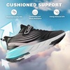 image:imageOrthoComfoot Kids Orthopedic Tennis Shoes for Boys Girls Arch Support Sneakers for Flat Feet Heel Pain amp Overpronation Orthotic Breathable Athletic Running Walking Shoes for School SportsW3black Pink