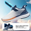 image:imageOrthoComfoot Kids Orthopedic Tennis Shoes for Boys Girls Arch Support Sneakers for Flat Feet Heel Pain amp Overpronation Orthotic Breathable Athletic Running Walking Shoes for School SportsW2white Blue