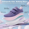 image:imageOrthoComfoot Kids Orthopedic Wide Tennis Comfortable Shoes  Boys amp Girls WideToe Box Casual Arch Support Plantar Fasciitis Running Corrective Orthotic Sneakers for Foot Pain ReliefK1purple
