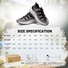 image:imageOrthoComfoot Mens Orthopedic Close Toes Hiking Sandals Arch Support Plantar Fasciitis Trekking Athletic Sport Shoes Comfortable Casual Orthotics Adjustable Camping Waterproof Summer Walking SandalsW2grey