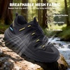 image:imageOrthoComfoot Mens Orthopedic Close Toes Hiking Sandals Arch Support Plantar Fasciitis Trekking Athletic Sport Shoes Comfortable Casual Orthotics Adjustable Camping Waterproof Summer Walking SandalsW1black