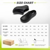 image:imageOrthoComfoot Mens Orthopedic Diabetic Wide Slippers Comfortable Plantar Fasciitis Arch Support Leather Slip On Oxfords Flat Feet Neuropathy Casual House Loafers for Foot and Heel Pain ReliefK1black