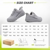 image:imageOrthoComfoot Mens Orthopedic Diabetic Wide Toe Box Walking Shoes Comfortable Arch Support Plantar Fasciitis Orthotics Heel Spur Shoes Casual Bunions Running Sneakers for Foot and Heel Pain ReliefK2gray