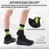 image:imageOrthoComfoot Mens Orthopedic Diabetic Wide Toe Box Walking Shoes Comfortable Arch Support Plantar Fasciitis Orthotics Heel Spur Shoes Casual Bunions Running Sneakers for Foot and Heel Pain ReliefK1black