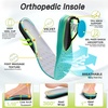 image:imageOrthoComfoot Mens Orthopedic Diabetic Wide Toe Box Walking Shoes Comfortable Arch Support Plantar Fasciitis Orthotics Heel Spur Shoes Casual Bunions Running Sneakers for Foot and Heel Pain ReliefK2gray