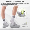 image:imageOrthoComfoot Mens Orthopedic Diabetic Wide Toe Box Walking Shoes Comfortable Arch Support Plantar Fasciitis Orthotics Heel Spur Shoes Casual Bunions Running Sneakers for Foot and Heel Pain ReliefK2gray