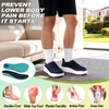 image:imageOrthoComfoot Mens Orthopedic Diabetic Wide Walking Shoes Comfortable Arch Support Plantar Fasciitis Orthotics Slip On Loafers Hammer Toes Casual Hook and Loop Shoes for Foot and Heel Pain ReliefK2dark Blue