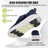 image:imageOrthoComfoot Mens Orthopedic Diabetic Wide Walking Shoes Comfortable Arch Support Plantar Fasciitis Orthotics Slip On Loafers Hammer Toes Casual Hook and Loop Shoes for Foot and Heel Pain ReliefK2dark Blue