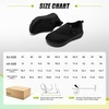 image:imageOrthoComfoot Mens Orthopedic Diabetic Wide Walking Shoes Comfortable Arch Support Plantar Fasciitis Orthotics Slip On Loafers Hammer Toes Casual Hook and Loop Shoes for Foot and Heel Pain ReliefK1black