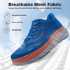 image:imageOrthoComfoot Mens Orthopedic Diabetic Wide Walking Shoes Comfortable Arch Support Plantar Fasciitis Sport Shoes Casual Hammer Toes Running Tennis Fashion Sneakers for Foot and Heel Pain ReliefK2peacock Blue