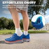 image:imageOrthoComfoot Mens Orthopedic Diabetic Wide Walking Shoes Comfortable Arch Support Plantar Fasciitis Sport Shoes Casual Hammer Toes Running Tennis Fashion Sneakers for Foot and Heel Pain ReliefK2peacock Blue