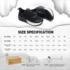 image:imageOrthoComfoot Mens Orthopedic Plantar Fasciitis Shoes Wide Toe Box Arch Support Diabetic Sports Sneakers Fashion Casual Hammer Toes Shoes for Foot and Heel Pain ReliefK1black1
