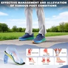 image:imageOrthoComfoot Mens Orthopedic Plantar Fasciitis Shoes Wide Toe Box Arch Support Diabetic Sports Sneakers Fashion Casual Hammer Toes Shoes for Foot and Heel Pain ReliefK2dark Blue