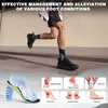 image:imageOrthoComfoot Mens Orthopedic Plantar Fasciitis Shoes Wide Toe Box Arch Support Diabetic Sports Sneakers Fashion Casual Hammer Toes Shoes for Foot and Heel Pain ReliefK1black