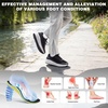 image:imageOrthoComfoot Mens Orthopedic Plantar Fasciitis Wide Shoes Comfortable High Arch Support Trail Running Sneakers for Walking amp Hiking Orthotic Tennis Casual Relief for Flat Feet Feet PainK1black