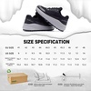 image:imageOrthoComfoot Mens Orthopedic Plantar Fasciitis Wide Shoes Comfortable High Arch Support Trail Running Sneakers for Walking amp Hiking Orthotic Tennis Casual Relief for Flat Feet Feet PainK1black