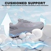 image:imageOrthoComfoot Mens Orthopedic Plantar Fasciitis Wide Shoes Comfortable High Arch Support Trail Running Sneakers for Walking amp Hiking Orthotic Tennis Casual Relief for Flat Feet Feet PainK2grey