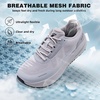 image:imageOrthoComfoot Mens Orthopedic Plantar Fasciitis Wide Shoes Comfortable High Arch Support Trail Running Sneakers for Walking amp Hiking Orthotic Tennis Casual Relief for Flat Feet Feet PainK2grey