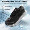 image:imageOrthoComfoot Mens Orthopedic Plantar Fasciitis Wide Shoes Comfortable High Arch Support Trail Running Sneakers for Walking amp Hiking Orthotic Tennis Casual Relief for Flat Feet Feet PainK1black