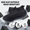 image:imageOrthoComfoot Mens Orthopedic Road Running Shoes Comfortable Casual Arch Supports Plantar Fasciitis Orthotic Athletic Sneakers Casual Sports Tennis Work Walking Shoes for Foot Heel and Pain ReliefW1black