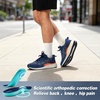 image:imageOrthoComfoot Mens Orthopedic Road Running Shoes Comfortable Casual Arch Supports Plantar Fasciitis Orthotic Athletic Sneakers Casual Sports Tennis Work Walking Shoes for Foot Heel and Pain ReliefW2blue