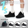 image:imageOrthoComfoot Mens Orthopedic Road Running Shoes Comfortable Casual Arch Supports Plantar Fasciitis Orthotic Athletic Sneakers Casual Sports Tennis Work Walking Shoes for Foot Heel and Pain ReliefW1black
