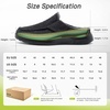 image:imageOrthoComfoot Mens Orthopedic Slippers Shoes with Arch Support Plantar Fasciitis House Slip On Loafers Comfortable Moccasin Mule Clogs for Indoor OutdoorBlack