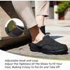 image:imageOrthoComfoot Mens Orthopedic Slippers Shoes with Arch Support Plantar Fasciitis House Slip On Loafers Comfortable Moccasin Mule Clogs for Indoor OutdoorBlack