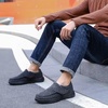 image:imageOrthoComfoot Mens Orthopedic Slippers Shoes with Arch Support Plantar Fasciitis House Slip On Loafers Comfortable Moccasin Mule Clogs for Indoor OutdoorW1black