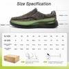 image:imageOrthoComfoot Mens Orthopedic Slippers Walking Shoes with Arch Support Slip On Loafers for Plantar Fasciitis Casual Flat Feet Hook and Loop Mule Clogs for Foot and Heel Pain ReliefW2brown