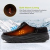 image:imageOrthoComfoot Mens Orthopedic Wide Winter Slippers for Diabetic Comfortable Arch Support Leather Dress Shoes for Plantar Fasciitis Casual Warm Orthotic Walking Shoes for Foot and Heel PainK1black