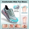 image:imageOrthoComfoot Womens Diabetic Wide Toe Box Sport Shoes Comfortable Arch Support Plantar Fasciitis Orthotic Running Sneakers Casual Work Tennis Outdoor Walking Shoes for Swollen Feet Heel PainK3mint