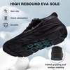 image:imageOrthoComfoot Womens Diabetic Wide Toe Box Sport Shoes Comfortable Arch Support Plantar Fasciitis Orthotic Running Sneakers Casual Work Tennis Outdoor Walking Shoes for Swollen Feet Heel PainK1black
