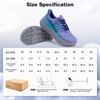 image:imageOrthoComfoot Womens Diabetic Wide Toe Box Sport Shoes Comfortable Arch Support Plantar Fasciitis Orthotic Running Sneakers Casual Work Tennis Outdoor Walking Shoes for Swollen Feet Heel PainK2purple