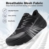 image:imageOrthoComfoot Womens Diabetic Wide Toe Box Sport Shoes Comfortable Arch Support Plantar Fasciitis Orthotic Running Sneakers Casual Work Tennis Outdoor Walking Shoes for Swollen Feet Heel PainK1black