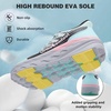 image:imageOrthoComfoot Womens Diabetic Wide Toe Box Sport Shoes Comfortable Arch Support Plantar Fasciitis Orthotic Running Sneakers Casual Work Tennis Outdoor Walking Shoes for Swollen Feet Heel PainK3mint