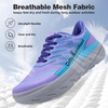 image:imageOrthoComfoot Womens Diabetic Wide Toe Box Sport Shoes Comfortable Arch Support Plantar Fasciitis Orthotic Running Sneakers Casual Work Tennis Outdoor Walking Shoes for Swollen Feet Heel PainK2purple