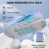 image:imageOrthoComfoot Womens Diabetic Wide Toe Box Sport Shoes Comfortable Arch Support Plantar Fasciitis Orthotic Running Sneakers Casual Work Tennis Outdoor Walking Shoes for Swollen Feet Heel PainK2purple