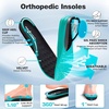 image:imageOrthoComfoot Womens Diabetic Wide Toe Box Sport Shoes Comfortable Arch Support Plantar Fasciitis Orthotic Running Sneakers Casual Work Tennis Outdoor Walking Shoes for Swollen Feet Heel PainK1black