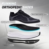 image:imageOrthoComfoot Womens Orthopedic Plantar Fasciitis Shoes Comfortable Arch Support Flat Feet Orthotic Athletic Road Running Sneaker Casual Breathable Tennis Walking Shoes for Foot Heel and Pain ReliefW1black