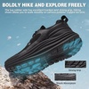 image:imageOrthoComfoot Womens Orthopedic Trail Running Shoes  Arch Support for Plantar Fasciitis Orthotic Athletic Sneakers for Flat Feet amp High Arch Tennis Walking Hiking Shoes Foot amp Heel Pain ReliefW1black