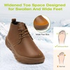 image:imageOrthoComfoot Womens Orthopedic Wide Arch Support Ankle BootsK2brown