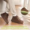 image:imageOrthoComfoot Womens Orthopedic Wide Arch Support Ankle BootsK2brown