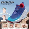 image:imageOrthoComfoot Womens Orthopedic Wide Plantar Fasciitis ShoesComfortable Arch Support Flat Feet Orthotic Sports SneakersCasual Hammer Toes Trekking Walking Running Shoes for Foot Heel and Pain ReliefK3dark Purple