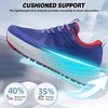 image:imageOrthoComfoot Womens Orthopedic Wide Plantar Fasciitis ShoesComfortable Arch Support Flat Feet Orthotic Sports SneakersCasual Hammer Toes Trekking Walking Running Shoes for Foot Heel and Pain ReliefK3dark Purple