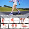 image:imageOrthoComfoot Womens Orthopedic Wide Plantar Fasciitis ShoesComfortable Arch Support Flat Feet Orthotic Sports SneakersCasual Hammer Toes Trekking Walking Running Shoes for Foot Heel and Pain ReliefK3dark Purple