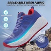image:imageOrthoComfoot Womens Orthopedic Wide Plantar Fasciitis ShoesComfortable Arch Support Flat Feet Orthotic Sports SneakersCasual Hammer Toes Trekking Walking Running Shoes for Foot Heel and Pain ReliefK3dark Purple
